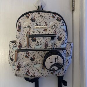 Loungefly Cream and Black Nightmare Backpack